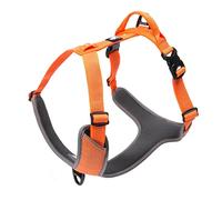 Arnés para Perro Reflectante Ajustable No Tire Mascota Durable Chaleco Coche Viaje al Aire Libre TLH6071(Naranja,S)