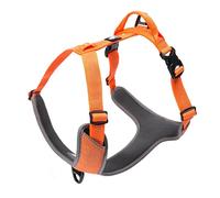Arnés para Perro Reflectante Ajustable No Tire Mascota Durable Chaleco Coche Viaje al Aire Libre TLH6071(Naranja,XS)