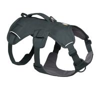 Ruffwear Web Master - Arnés para Perro, arnés Frontal en Y para Perro con asa y Hebilla Mejorada, Ajustable y Ligero para Paseos, antiescape, sin tirones, Transpirable y cómodo, Basalt Gray, S