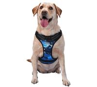Arnés para perro The Killer Whale in The Sea - Equipado con correa reflectante para mascotas y hebillas de liberación rápida, adecuado para todo tipo de perros