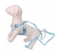 Arnés para perros acolchado con correa a juego GogiPet®, celeste talla L