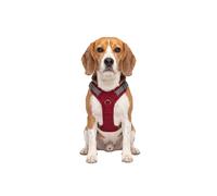 Arnés para perros ajustable Trexor de Knuffelwuff con asa de sujeción M Rojo