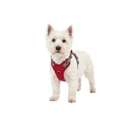 Arnés para perros ajustable Trexor de Knuffelwuff con asa de sujeción S Rojo