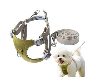 Arnés para Perros,Arnés Antitirones para Mascotas con Cuerda | Accesorios con Mando De Control Fácil Y Chaleco Sin Asfixia para Razas Pequeñas Medianas Y Grandes