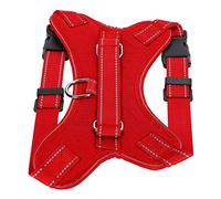 Arnés para Perros - Arnés para Perros Chaleco con Correa para el Pecho - con Hebilla Ajustable - Reflectante Transpirable - Tela Oxford - Anti Rotura - para Perros pequeños (a)