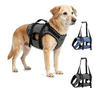 Arnés para perros artrosis, ayuda para la movilidad, arnés de rehabilitación transpirable para perros mayores con problemas en las articulaciones, tu apoyo diario, para más buenos días juntos (negro
