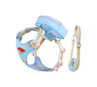 Arnés para Perros, cómodo y Ajustable, con de Cremallera para Mascotas, Set de arnés y Correa para Cachorros, para Cachorros y Perros de Todos los tamaños para Paseos Deportivos y Senderismo