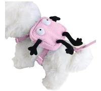Arnés para perros con mochila para perros, arnés para perros, arnés de bolsa de chaleco para perros portátil | Arnés de mochilas para cachorros lindos, mochila ajustable para caminar