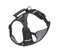 Arnés para perros - Cuerda antitirones para perros con chaleco para perros con correa LED de 1,5 m | Chaleco para mascotas de material de malla Oxford reflectante resistente | Arnés antideslizante