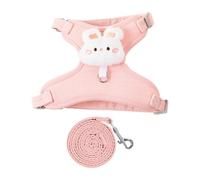 Arnés para perros de tamaño mediano, suave, ligero, ajustable, bonito | Arnés de pecho para cachorros para gatitos, mascotas pequeñas y medianas, senderismo, viajes, entrenamiento, caza