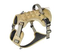Arnés para perros grandes de materiales de alta resistencia que ofrece un control completo y protección para paseos diarios y aventuras de viaje