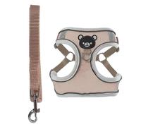 Arnés para perros iluminado, arnés para perros que brilla en la oscuridad, Cuerda de tracción y arnés para mascotas, Arnés ajustable para perros pequeños Chaleco ligero Combo gu