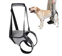 Arnés para perros mayores - Arnés de soporte para la pierna trasera, ayuda para el levantamiento de mascotas débiles, chaleco ajustable con mango, material transpirable