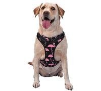 Arnés para Perros para Todo Tipo de Clima, con Chaleco, para Perros pequeños, medianos y Grandes de Best Pet Supplies (Pink Flamingo)