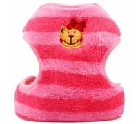 Arnés para perros pequeños suave "Oso rosado" con correa