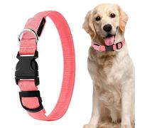 Arnés para Perros - Reflectante y Ajustable | Collar Iluminado para Perros Mayores - para Camping Senderismo Paseos Nocturnos Viajes Entrenamiento Aventuras Y Vacaciones