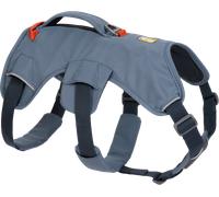 Arnés para perros ruffwear web master con correa para la muñeca azul pizarra m