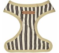 Arnés para perros suave "Ultima", rayas verdes y blancas