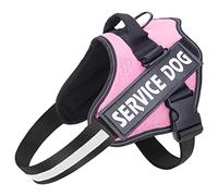 Arnés para Perros Transpirable sin tracción Ajustable, Ayuda para el Entrenamiento de la Marcha, Control fácil en el Exterior para Perros pequeños y medianos, arnés Rosa para Perros