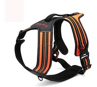 Arnés para perros Truelove TLH5551 que evita tirones con apertura en cuello acolchado y suave, material reflectante 3M, capa externa resistente Oxford para perros mayores