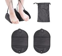 Arnés para reposapiés suspendido, alfombrilla para reposapiés de malla - Alfombrilla reposapiés suspendida, reposapiés ajustable debajo del escritorio para casa, oficina, avión, viaje, autobús