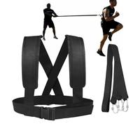 Arnés para trineo - Tiraje de neumáticos | Entrenamiento de velocidad de resistencia - Cinturón con cable de tiro a trineo de carga pesada para entrenamientos en el gimnasio con ejercicios de