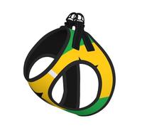 Arnés pequeño para mascotas, chaleco para perro, tamaño pequeño, estampado de bandera de Santo Tomé y Príncipe, ajustable para gatos y perros, perfecto para caminar al aire libre