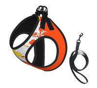 Arnés pequeño para mascotas, chaleco para perro, tamaño pequeño, estampado de bandera del Reino de Bután ajustable para gatos y perros, perfecto para caminar al aire libre