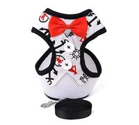 Arnes Perro Elegante Arco Collares for Perros Corbata Cuerda de tracción arnés Ajustable for Mascotas for Perros pequeños medianos Gato Correa de Pecho Accesorios for Perros (Color : Anchor, Size :