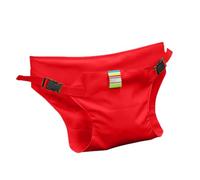 Arnés portátil para bebés y niños pequeños, universal, fácil de ajustar y plegable, ideal para ir a restaurantes y viajes, color rojo