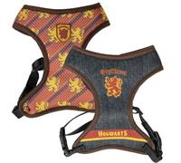 Arnés Premium para Perros de Harry Potter - Talla S/M - Amarillo y Rojo - Arnés Antitirones y Ajustable Adiestramiento - Poliéster 100% - Producto Original Diseñado en España
