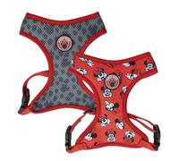 Arnés Premium para Perros de Minnie Mouse - Talla M/L - Gris y Rojo - Arnés Antitirones y Ajustable Adiestramiento - Poliéster 100% - Producto Original Diseñado en España