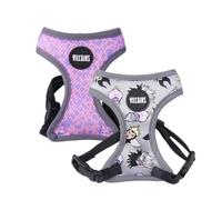 Arnés Premium para Perros de Villanas - Talla S/M - Color Rosa - Arnés Antitirones y Ajustable Adiestramiento - Elaborado en Poliéster 100% - Producto Original Diseñado en España