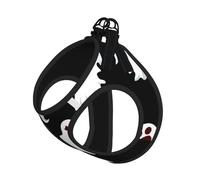 Arnés reflectante para perro con estampado de fantasma blanco divertido, arnés para cachorros, arnés para cachorros, para entrenamiento de caminata