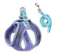 Arnés Reflectante para Perros, Chaleco para Perros, arnés para Perros sin tirones - Tiras Reflectantes Acolchadas Correa cómoda para Caminar, Trotar y Entrar fácilmente