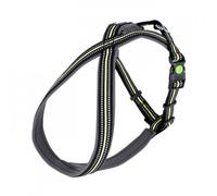 Kerbl Pet - Arnés Acolchado Reflectante (20 x 40 - 60 cm), Color Negro y Amarillo