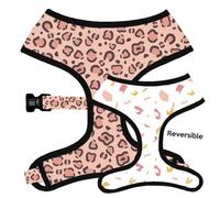Arnés reversible CaponeTheDog para perros estampado Animal Print Rosa