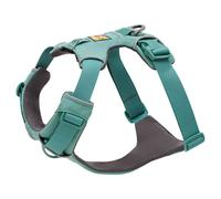 RUFFWEAR Arnés de Gama Frontal, arnés para Perro Extra Grande, arnés Reflectante en Y, Ajustable, cómodo, Acolchado, para Caminar y Correr, 2 Accesorios de Correa y Anillo, Medium, River Rock Green