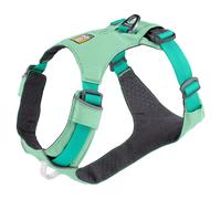 RUFFWEAR Arnés para Perros Hi & Light, Ultraligero para Caminar de Aventura, Totalmente Ajustable, Portal de Accesorios de Aluminio en V, Bolsa de identificación, Verde Salvia, Talla L/XL 81/107 cm