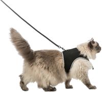 Arnés suave XXL con correa negro