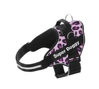 Arnés Super Doggy personalizado leopardo color Rosa