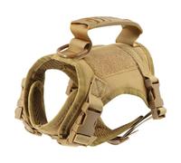 Arnés Táctico Militar para Perros Y Gatos Pequeños, Arnés Ajustable De Nailon para Perros Y Gatos, Chaleco para Perros Y Gatos, Entrenamiento Al Aire Libre, Arnés De Caza para Acampar con Asa,Mar