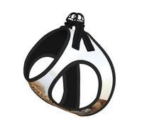 Arnés tipo chaleco para perro, tamaño pequeño, con estampado de safari, reflectante, para exteriores y pasear al perro