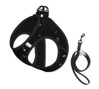 Arnés y Correa para Perros pequeños, Ideal para Escalada, sin tirones. Incluye un Chaleco Reflectante Ajustable y un arnés de Malla Transpirable para Cachorros, Paseos y Senderismo.