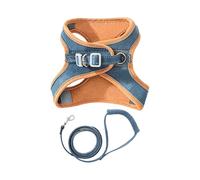 Arnés y correas para gatos | Chaleco transpirable con tiras reflectantes | Accesorios de arnés a prueba de escape | para caminar, viajar, acampar, entrenamiento, Halloween, para mascotas, perros