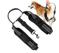 Arneses de cabestro de perros: soporte de cadera ajustable, tiras reflectantes | Arnés de chaleco de mango resistente para perros ancianos discapacitados que ofrecen un ascensor cómodo y un ajuste seg