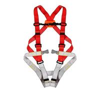 Arneses de Seguridad,, Arnés de seguridad de cuerpo completo, arnés anticaídas for techos, ideal for elevadores aéreos, herreros, andamios, torres y escalada de árboles.(Red)