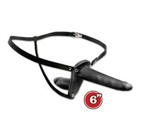 falo correa en doble portátil realista de mujer consolador vaginal anal negro