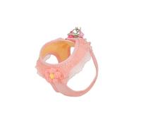Arneses Tipo Chaleco Conjunto De Arnés Y Correa para Perros Transpirable Ajustable para Exteriores para Perros Y Gatos(Beige,XXS)