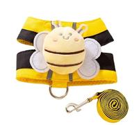 arnéspara Cachorros - arnésajustable sin tirones para Perros pequeños, medianos y Grandes con Lindo diseño de, arnéssuave de Malla Transpirable para Mascotas con Correa de 4.9 pies